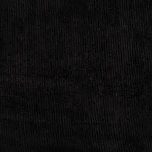 Velours Côtelé lavé  noir - La boite à tissus Velours Côtelé lavé  noir