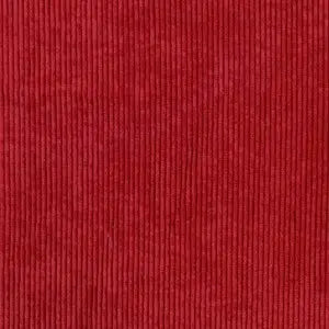 Velours Côtelé lavé  rouge - La boite à tissus Velours Côtelé lavé  rouge