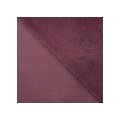 Velours côtelé stretch lavé- Aubergine - La boite à tissus