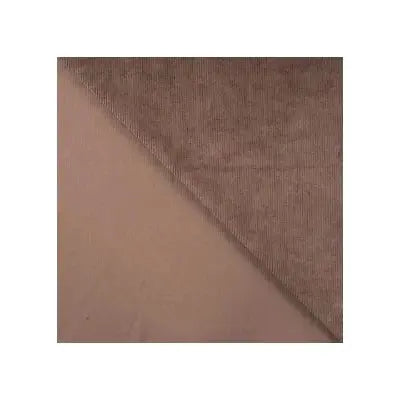 Velours côtelé stretch lavé- Taupe - La boite à tissus