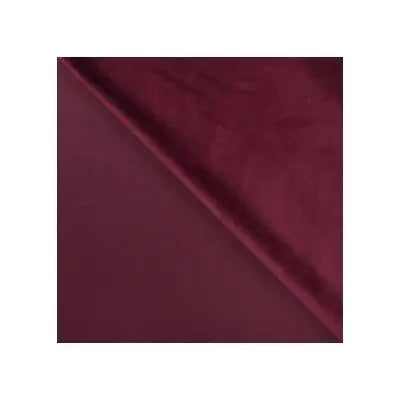 Velours tout doux- Bordeaux - La boite à tissus
