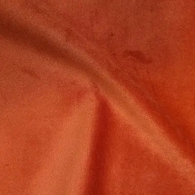 Velours tout doux- Orangé - La boite à tissus