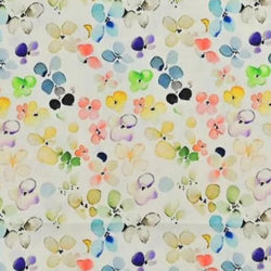 Popeline fleurs digital-Multicouleurs