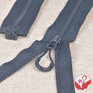 Fermeture éclair séparable magnétique 60 cm- bleu marine