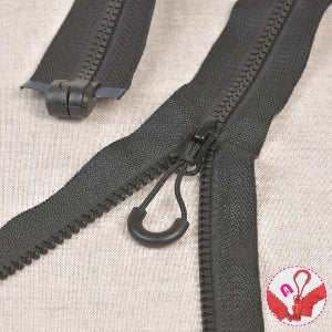 Fermeture éclair séparable magnétique 65 cm- Noir