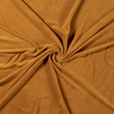 Minky lisse- Cognac - La boite à tissus