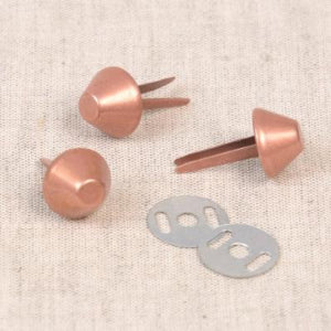 Lot de 4 patins de Sac Bronze-15mm - La boite à tissus