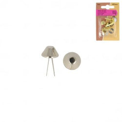 Lot de 4 patins de Sac Argent-15mm - La boite à tissus