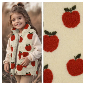 Teddy Jacquard Pomme - Sable