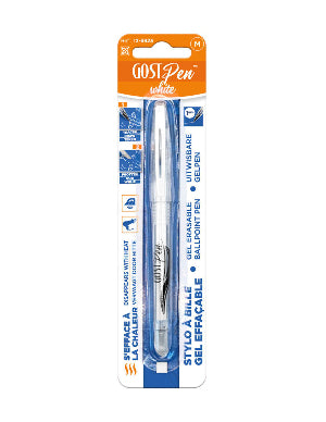 Stylo pour tissu effaçable au fer encre blanche premium