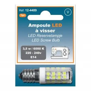 Ampoule led à visser - 3.5watt/6000k 220-240v - e14 - La boite à tissus