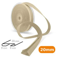 Biais coton chevreuil 20 mm - La boite à tissus