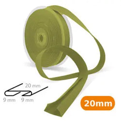 Biais coton mastic 20 mm - La boite à tissus