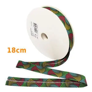 Biais ethnic multi  ligne 100% coton 18mm - La boite à tissus