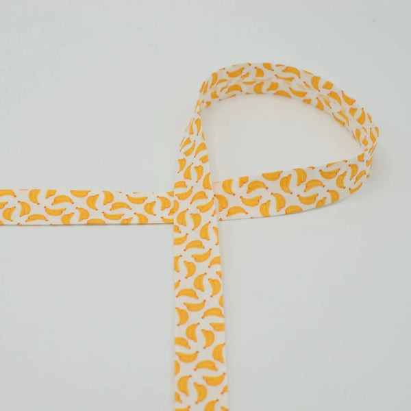 Biais fruit banane 18 mm - La boite à tissus