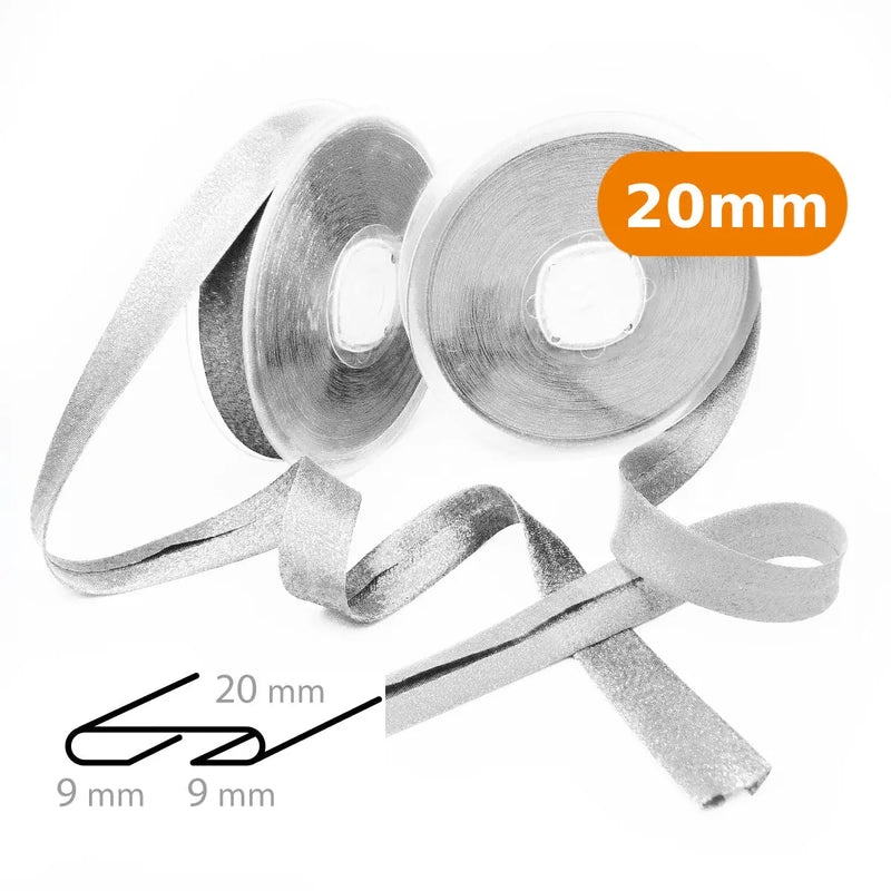 Biais lurex 20 mm - La boite à tissus