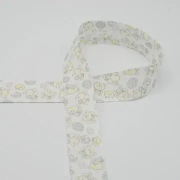 Biais petit ours jaune 30mm - La boite à tissus