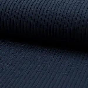 Bord côte  corduroy marine mélange - La boite à tissus