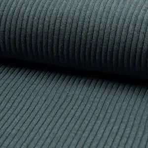 Bord côtelé corduroy blue mélange - La boite à tissus
