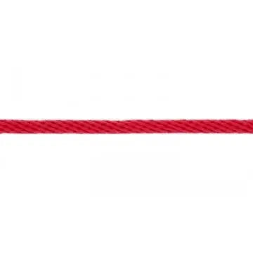 Corde fantaisie rouge 6 mm - La boite à tissus