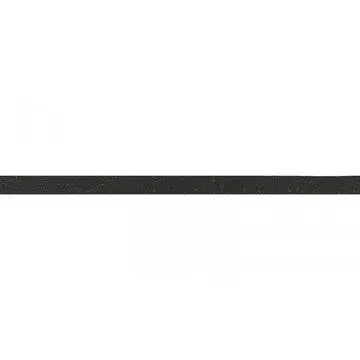 Corde lurex plate noir 8 mm - La boite à tissus