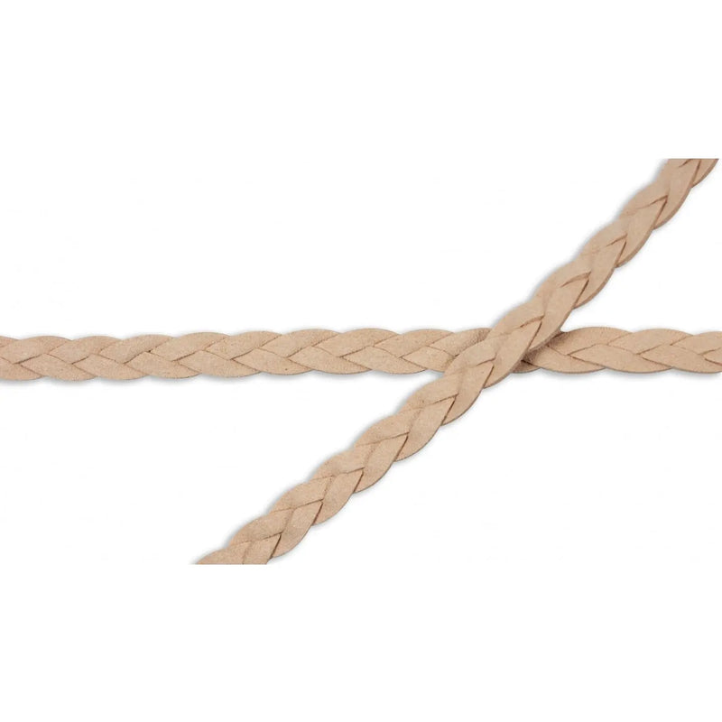 Corde plate tressée  suède 10 mm - La boite à tissus