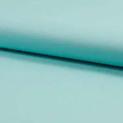 Coton bio uni aqua - La boite à tissus