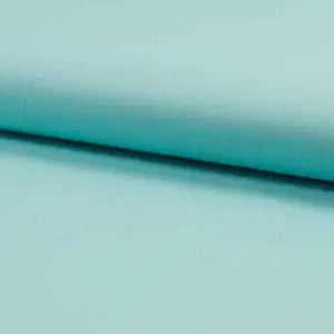 Coton bio uni aqua - La boite à tissus
