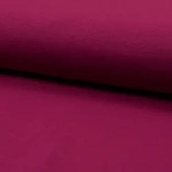 Coton bio uni framboise - La boite à tissus