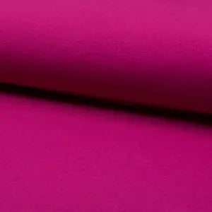 Coton bio uni fuchsia - La boite à tissus