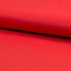 Coton bio uni rouge - La boite à tissus