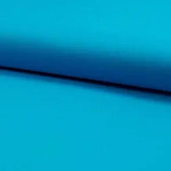 Coton bio uni turquoise - La boite à tissus