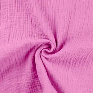 Double gaze fuchsia - La boite à tissus