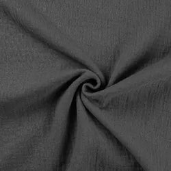 Double gaze gris foncé - La boite à tissus