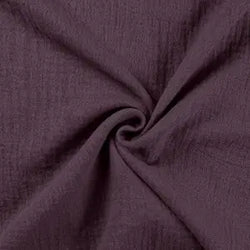Double gaze mauve - La boite à tissus