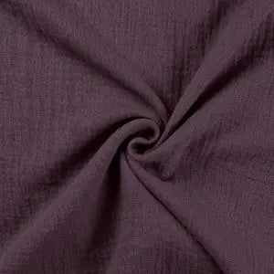 Double gaze mauve - La boite à tissus