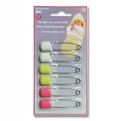 EPINGLES DE SURETE BEBE 57MM - 6P/BLISTER - La boite à tissus