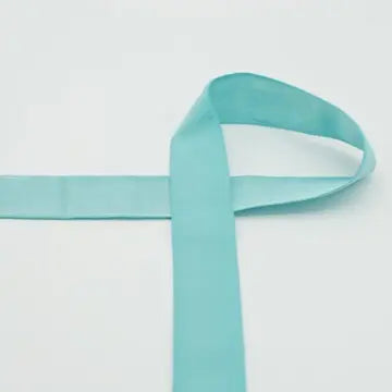 Elastique tissé satiné aqua 30 mm - La boite à tissus