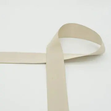 Elastique tissé satiné champagne 30 mm - La boite à tissus