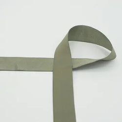 Elastique tissé satiné khaki 30 mm - La boite à tissus