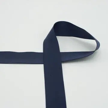 Elastique tissé satiné marine 30 mm - La boite à tissus