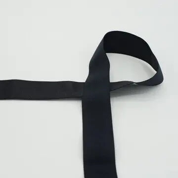 Elastique tissé satiné noir 30 mm - La boite à tissus