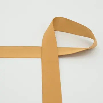 Elastique tissé satiné ocre 30 mm - La boite à tissus