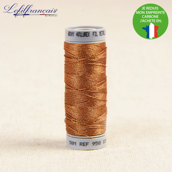 FIL METALLIQUE COUTURE FORTE 50M - La boite à tissus