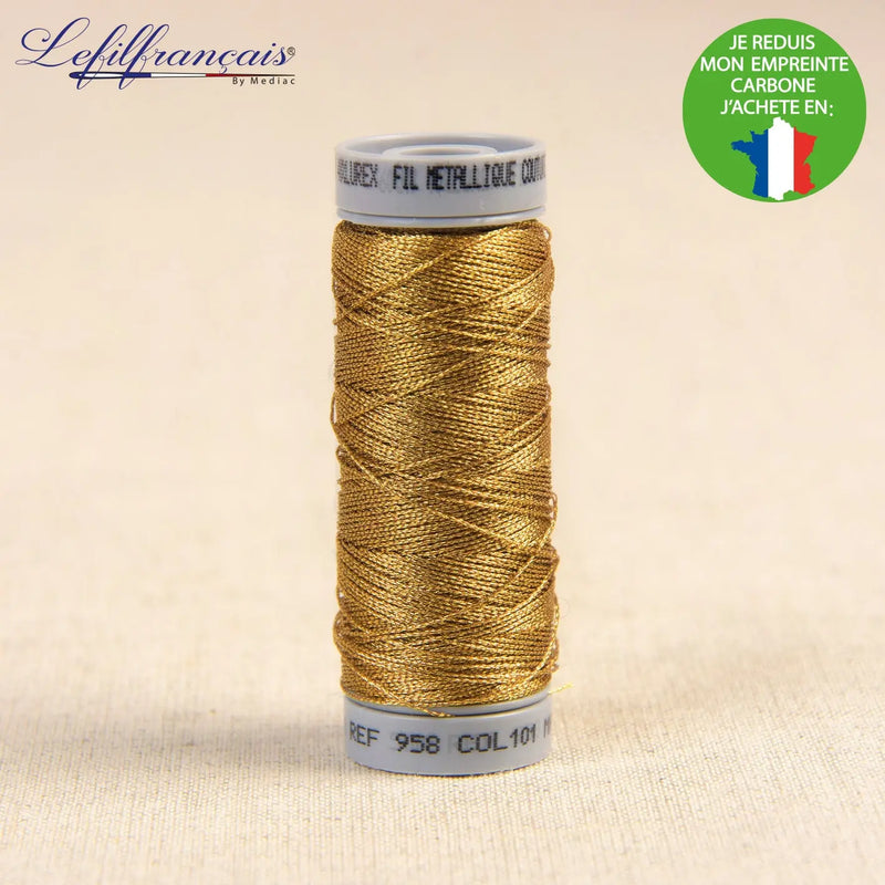 FIL METALLIQUE COUTURE FORTE 50M - La boite à tissus