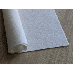 Feutrine fine 1 mm 100% polyester 45 cm  blanc - La boite à tissus