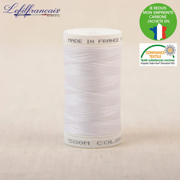 Fil à coudre polyester 500 M - La boite à tissus