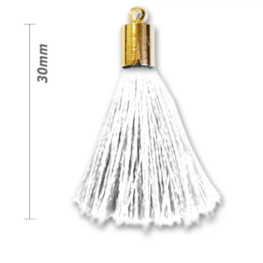 Floche Déco 30 mm tête Laiton - La boite à tissus