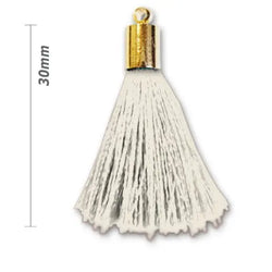 Floche Déco 30 mm tête Laiton - La boite à tissus