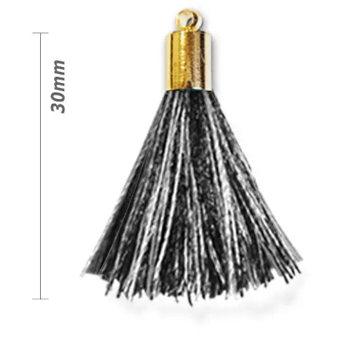 Floche Déco 30 mm tête Laiton - La boite à tissus